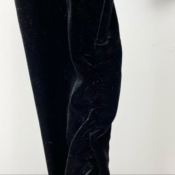 Bella Ella Boutique Fashion Icon Velvet Top - Black Regencycore - SZ S - Picture 6 of 9